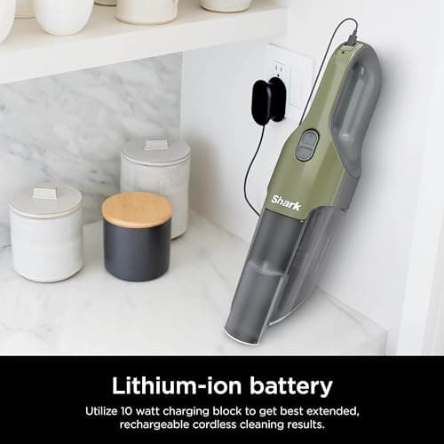 Shark CH700WM Cyclone Handheld Vacuum with HyperVelocity Suction, Herb (Renewed) 5