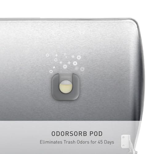 simplehuman 50 Liter / 13.0 Gallon Rectangular Kitchen Step Trash Can, Brushed Stainless Steel 7