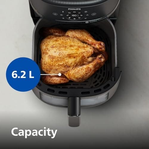 Philips Air Fryer 2000 Series 13-in-1 functions, 6.6 Quarts, Compact Design with Cooking Window, Black, (NA230/00) 9