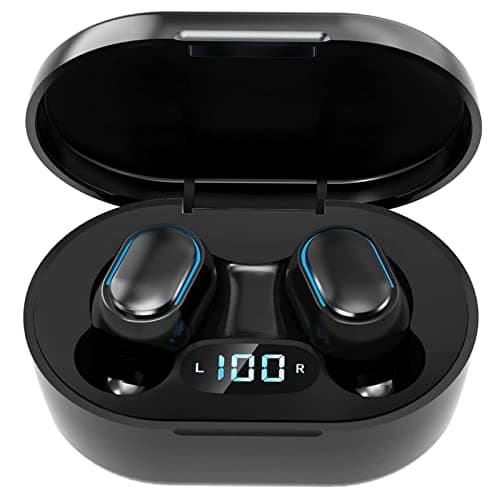 Wireless Earbuds, Bluetooth 5.3 Headphones HiFi Deep Bass with Mic ,120H Playtime LED Display ,IPX7 Waterproof Button Control True Wireless Earphones,One-Step Pairing,In-Ear Noise Reduction Headset