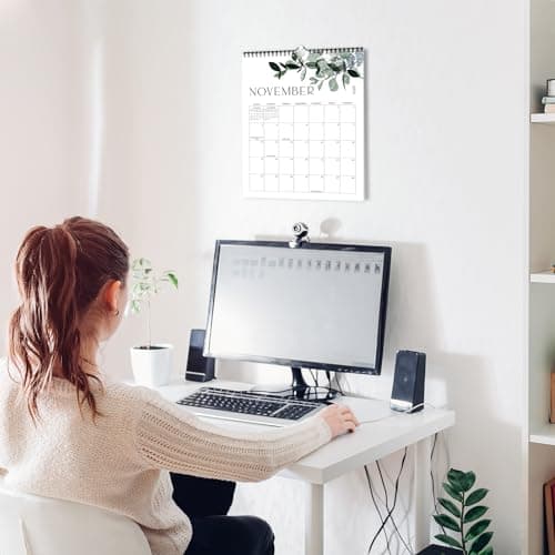 Aesthetic Vertical Modern Greenery Wall Calendar - Runs from January 2024 Until July 2025 - The Perfect Monthly Calendar With Seasonal Designs for Easy Planning 7