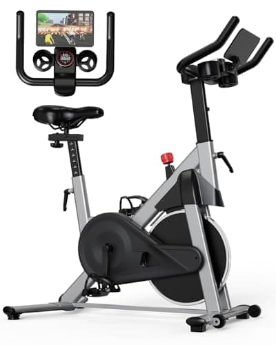 Superun Exercise Bike, Stationary Bikes for Home Gym with 32-Level Magnetic Resistance, 300LBS Capacity Indoor Cycling Bike with Comfortable Seat, LED Display