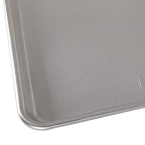 Nordic Ware Extra Large Baking Sheet, 21 x 15 inches, XL Big sheet pan Natural Uncoated Aluminum, Reinforced Steel Rim Prevents Warping, 1pk Big Sheet 6