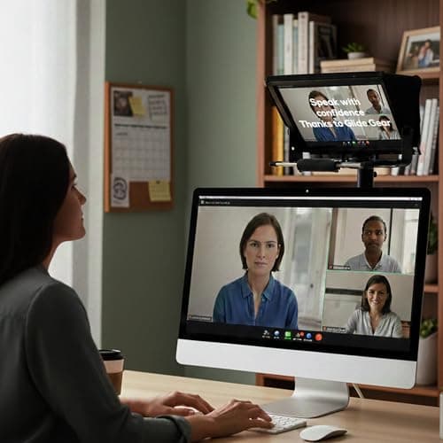 Glide Gear TMP 100 Teleprompter – DSLR, Tablet, Smartphone – 12" Glass, Carry Case, No Assembly 9