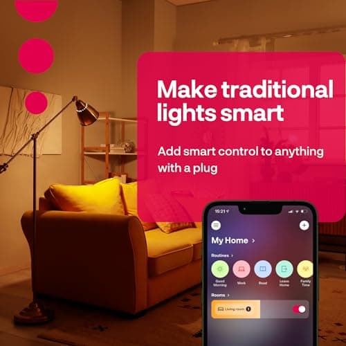 Innr Zigbee Smart Plug, Works with Philips Hue*, Alexa and SmartThings, Zigbee Repeater, Energy Monitoring, 2-Pack 5