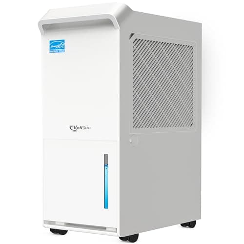 3,500 Sq.Ft Most Efficient Energy Star 2024 Dehumidifier with Pump, Vellgoo Max 60 Pint/D (Standard 35 Pint/D) Compressor Dehumidifier for Basement with Drain Hose, Intelligent Humidity Control