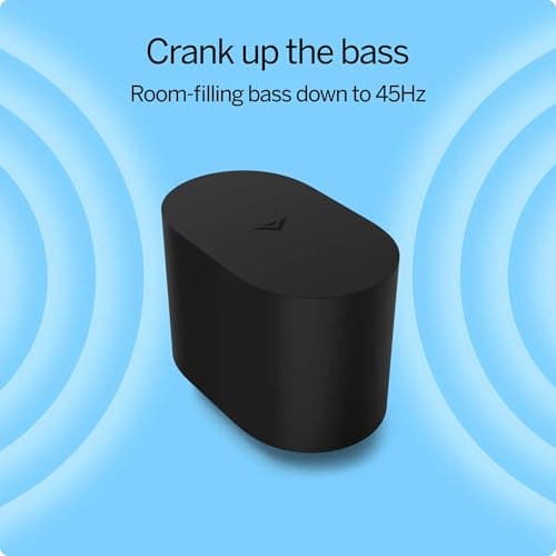 Vizio SV510M-0806B-RB 33" Dolby Atmos 5.1 Ch Soundbar System with Dolby Atmos and DTS:X, Black - Certified Refurbished 7