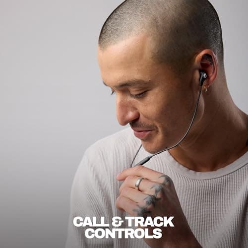 Skullcandy Set USB-C Wired Earbuds with Noise Isolating Fit, in-Line Microphone Call and Track Control for iPhone Android, Ear Gel Sizes Included for Custom Fit - True Black 6