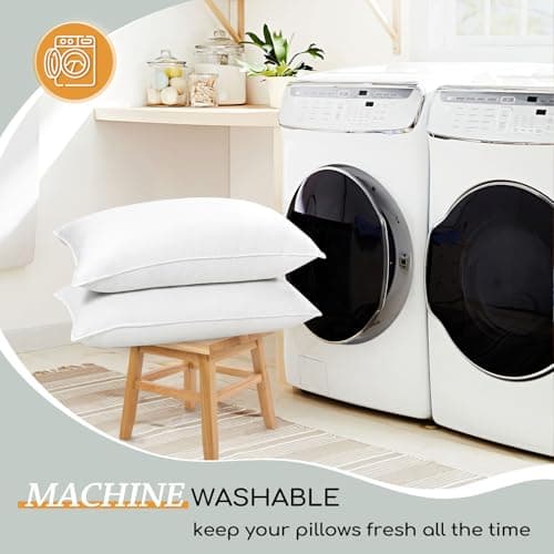 HARBOREST Bed Pillows Standard Size Set of 2 - Luxury Hotel Collection Down Alternative Pillows for Sleeping, 20 x 26 Inches 6