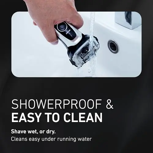 Panasonic ARC5 Electric Razor for Men with Pop-Up Trimmer, Wet/Dry 5-Blade Electric Shaver with Intelligent Shave Sensor and Multi-Flex Pivoting Head – ES-LV65-S (Silver) 7
