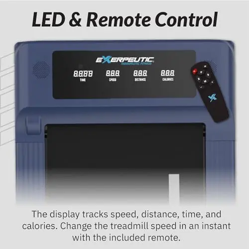 Exerpeutic 400 Lb. Capacity Heavy-Duty Walking/Jogging Exercise Treadmill Walking Pad- Home Gym Workout, Foldable Under Desk Desk Design 6