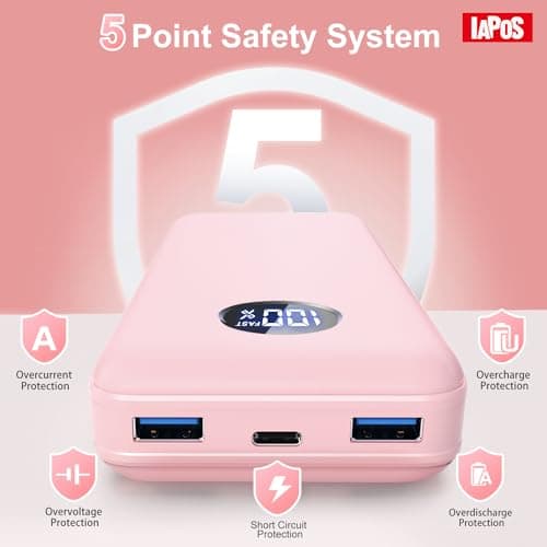 Portable Charger 40000mah Power Bank, USB-C (22.5W) Fast Charging Battery Pack Portable Phone Charger for iPhone 16 Pro/16/15/14/13 Series, Android Samsung Galaxy, Battery Bank for Travel Camping 6