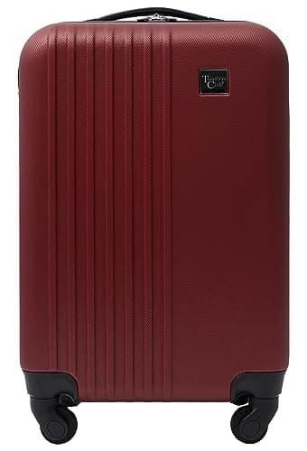 Travelers Club Cosmo Luggage, Rhubarb Red - 20 Inch, 20-Inch