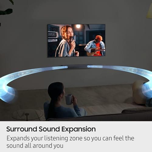 Samsung B-Series Soundbar HW B400F 2.0 ch Soundbar with Built in Subwoofer (2025 Model) One Remote Control, Surround Sound Expansion, Voice Enhance Mode 6