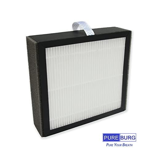 PUREBURG Replacement Filter Compatible with Afloia Q10 Air Purifier & Dehumidifier 2-in-1, 3-Pack H13 HEPA Activated Carbon 2-in-1 3-Stage Filtration Air Clean 5
