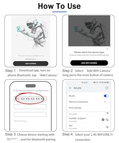 VIULISECTY 1080P Mini Hidden Camera, Spy Cam with Smart Motion Detection, Portable Nanny Cam for Home Security, Wireless Small DIY Module Camera, Motion Activated Recorder, Support 128GB SD 6