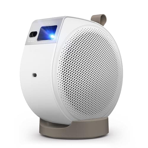 BenQ GV32 1080p Ceiling Projector, 500 ANSI Lumens LED, Google TV with Licensed Netflix, HDR10 with 95% Rec.709, USB-C Power Bank Support, WiFi & Bluetooth, Deep Woofer Speaker