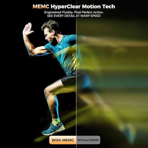 GooDee 4K Smart Projector with WiFi & Bluetooth - 3000 ANSI UHD, ToF Auto Focus Keystone MEMC, Dolby Audio Home Theater Video Projector Built-in Streaming Apps, Indoor & Outdoor Movies, Gaming 6