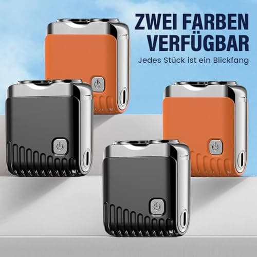 Mini Electric Shaver, 2026 New Dual Head Waterproof Rechargeable Razor Mini Wet Dry Shaving Razor for Travel Home (Orange) 8