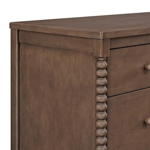 Delta Children Saint 4 Drawer Dresser with Changing Top and Interlocking Drawers, Teak Brown 12