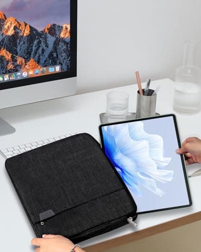 15.6/16.1-inch Portable Monitor Case with Acessories Storage, Sleeve for Most 15.6/16.1" Portable Monitors, Compatible with KYY ARZOPA VILVA MNN ForHelp KEFEYA, (Black) 6