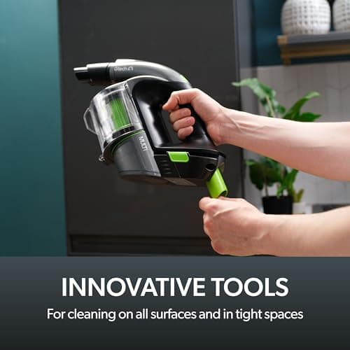 Gtech Multi MK2 Cordless Handheld Vacuum Cleaner with Powered Brush Bar - Mulitple Attachments - Perfect for Home, Stairs, Cars, and More - Rechargeable 22v Li-ion Battery - Lightweight (3.5 lbs.) 7