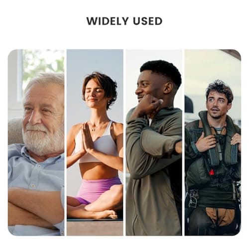 Bluetooth Fingertip Pulse Oximeter, Vibeat SPO2 Monitor with Vihealth APP, Portable Finger Oxygen Sensor with Pulse Rate, Batteries and Lanyard Included, Black 6