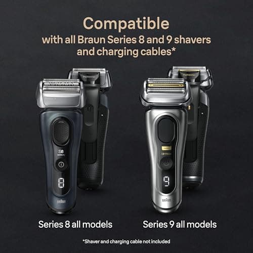 Braun Series 9 PRO+ Electric Razor for Men, 5 Pro Shaving Elements and Shave-Preparing ProComfort Head for Closeness & Skin Comfort, 6in1 SmartCare Center, Wet or Dry Shaver, Charging Stand, 9597cc 9