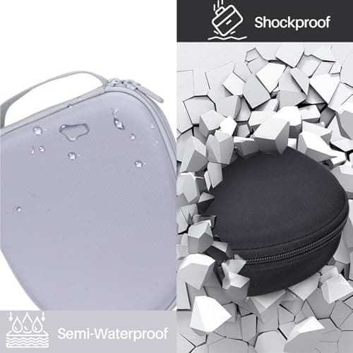 Lebakort Hard Case Compatible with JBL Tune 710BT 720BT 510BT 660NC 700BT 570BT 760NC 750BTNC 660BTNC 560BT 520BT 670BT T770NC JBL Live 650BTNC 400BT 500BT 460NC Headphone (Black Case) 8