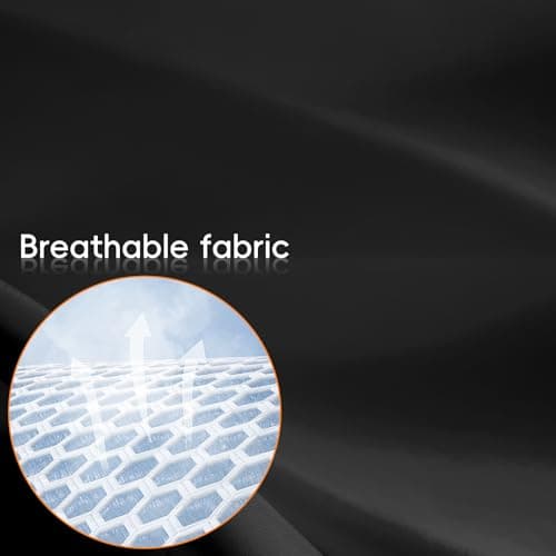 Bzvystux 2pcs Black Polyester Pillowcase for Cube Pillow, 24x12x5.5 inches, Hidden Zip, Machine Washable 6