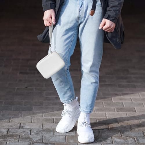 Comecase Case Compatible with Nelko P21/ for Phomemo D30 D35 Label Maker Machine, for JADENS D11/ for SUPVAN Mini Labeler Sticker, Labler Maker Storage for Tape&Accessories(Box Only) 7