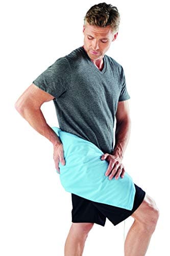 Sunbeam XL Heating Pad for Back Neck and Shoulder Pain Relief with Sponge for Moist Heating Option Extra Large 12 x 24" Blue 7