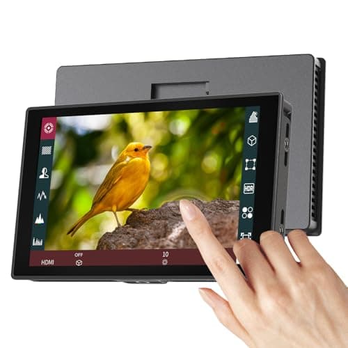 Portkeys HD7T Camera Monitor 7'' 1000nit High Brightness Touchscreen Field Monitor with Top Shortcut Keys Suitable for DSLR Camera