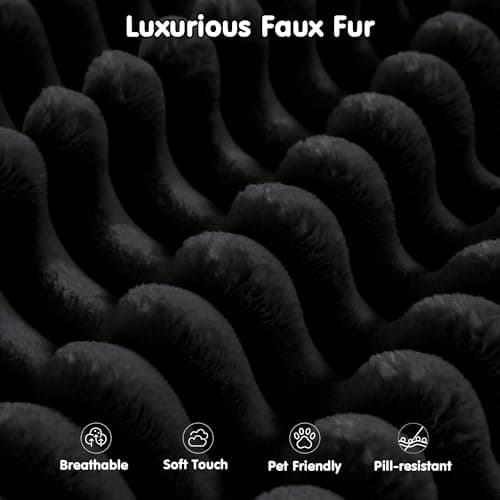 ovios 104" Cloud Boneless Couch with L-Shape Chaise,Modern Sectional Modular Sofa with Deep Seat, Upholstered Couches for Living Room Bedroom,No Assembly Required, Black (Plush Corduroy Fabric) 5