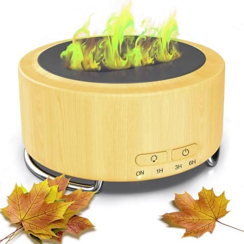 Essential Oil Scent Diffuser for Home: 500ML Large Fragrance Aromatherapy Diffuser for Hotel Office Yoga Room, Mist Humidifier with 9 Colors LED Lights for Kids/Women Home Relaxation,Canary Yellow.