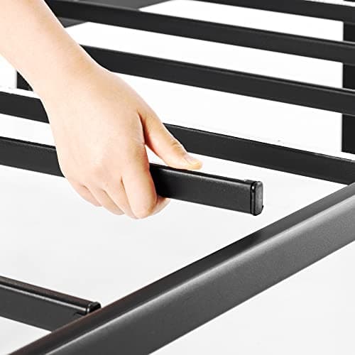 Best Price Mattress 14 Inch Metal Platform Beds w/Heavy Duty Steel Slat Mattress Foundation (No Box Spring Needed), Black 6