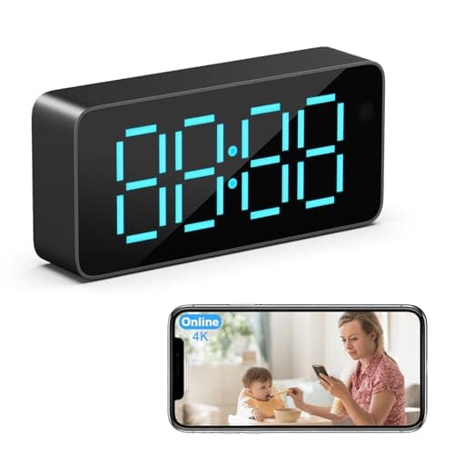DAIFAC Camera Clock 1080P HD Wireless Cameras Camera for Indoor Security WiFi Nanny Cam with Motion Detection