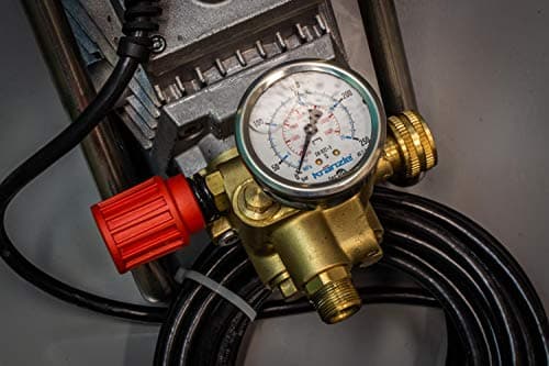 Dirt Killer 98K1622 Cold Water Electric Commercial Pressure Washer with GFI and 33' Wire Braided Hose, 1600 PSI, 1.6 GPM, 110V, 14A 6