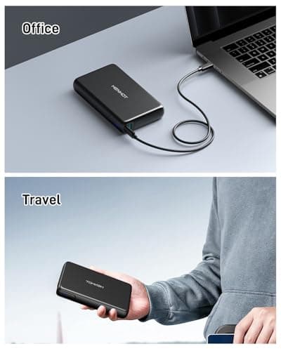 HenHot 100W Power Bank, 30000mAh Laptop Portable Charger USB-C PD Fast Charging Laptop External Battery Pack for Dell,MacBook,HP,Asus,Lenovo,Steam Deck,Switch,iPhone,Galaxy, iPad and More 9