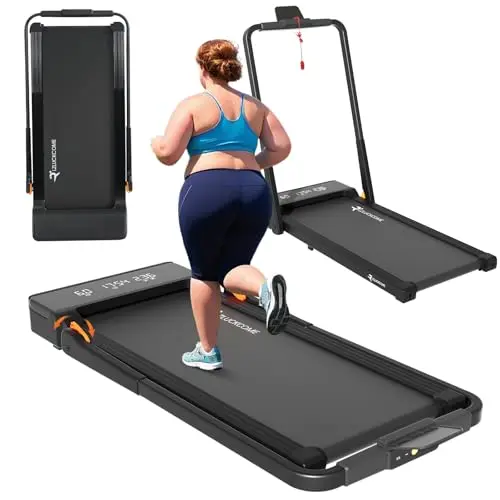 Treadmills for Home, Under Desk Treadmill for Home Walking Pad, Folding Treadmill 2 in 1 Folding Treadmill, 2.5 HP Free Installation