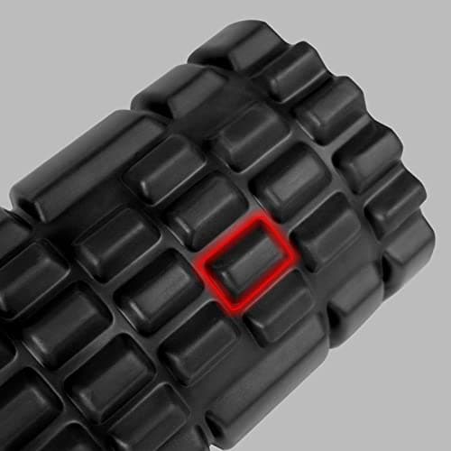 JOYENERGY 5 in 1 Foam Roller Set High Density Foam Roller Patented, Massage Stick, Massage Ball, Stretching for Deep Muscle Massage Pilates Yoga, Fitness Exercise for Trigger Point Release (Black) 5