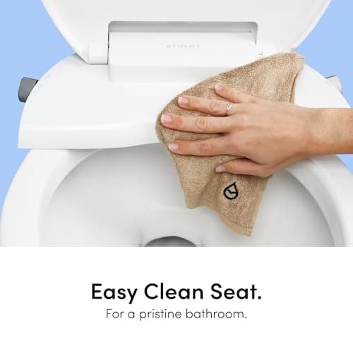 TUSHY Wave Non-Electric Bidet Toilet Seat | Sleek Elongated Design, Quick-Release for Easy Cleaning | DuoFlow Front & Rear Wash, Self-Cleaning Nozzle, Soft-Close Lid, 10-Min DIY Install, Bamboo Knob 8