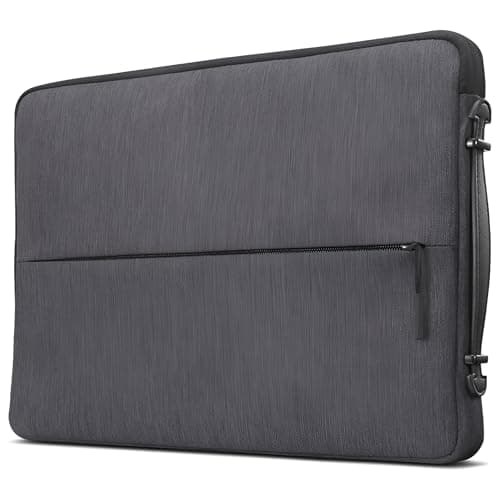 Lenovo Urban Laptop Sleeve 15.6 Inch for Laptop/ Notebook/Tablet Compatible with MacBook Air/Pro Water Resistant - Charcoal Grey