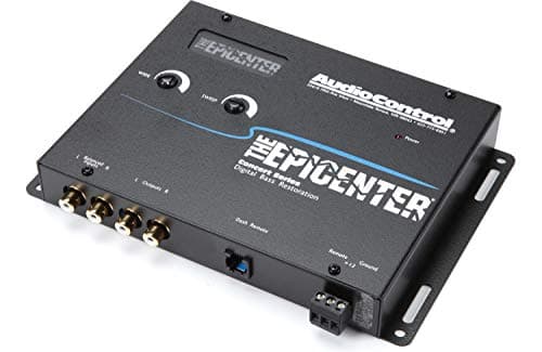 AudioControl The Epicenter Bass Booster Expander & Bass Restoration Processor (Black) with Remote and Includes 17ft and 3ft Stinger 6000 Series interconnects. 5