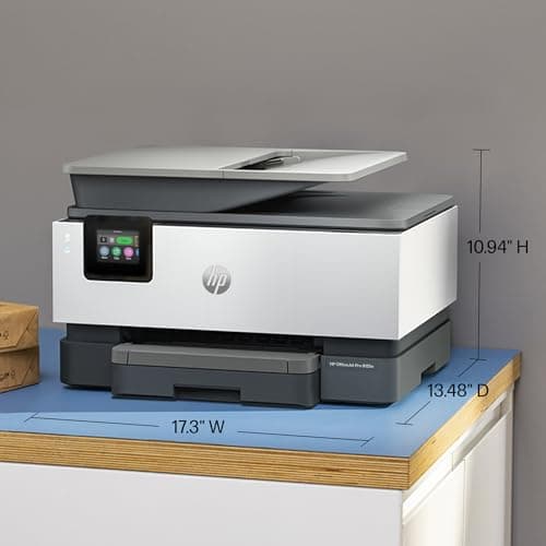 HP OfficeJet Pro 9125e Wireless All-in-One Color Inkjet Printer, Print, scan, copy, fax, ADF, Duplex printing best-for-office, 3 month Instant Ink trial included, AI-enabled (403X0A) 6