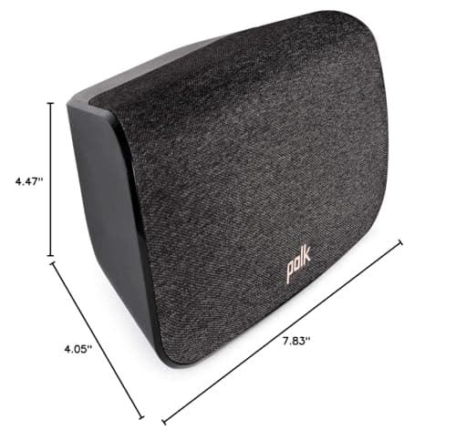 Polk Audio SR2 Wireless Surround Sound Speakers for Select Polk React and Magnifi Bars - Wireless Surround Sound System for TV, Easy Setup, Multiple Placement Options, 2 Count (Pack of 1) 8
