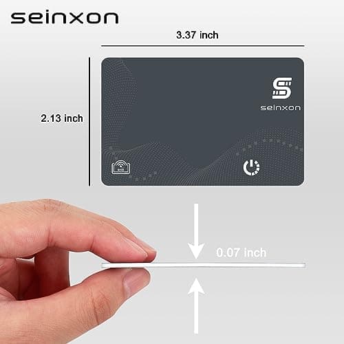 Wallet Finder RFID Blocking Card IP68 Item Tracker Works with Apple Find My APP & Network with Recharge Clip (iOS Only) 8