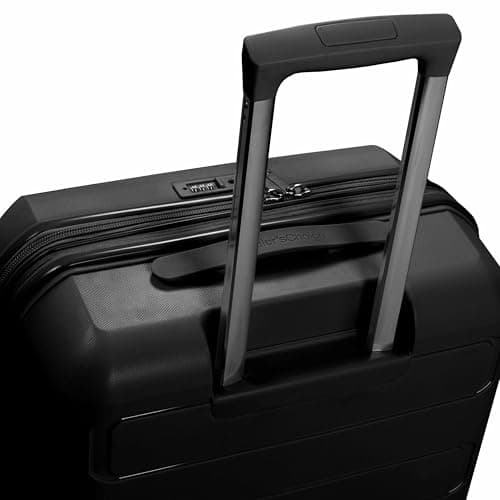 Traveler's Choice Pagosa Hardshell Expandable Luggage with Spinner Wheels, Black, 22-Inch Carry-on 11