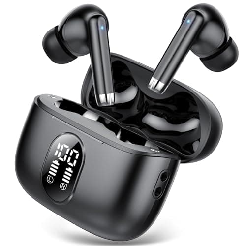QXQ Wireless Earbuds, Bluetooth Headphones in Ear Ear Buds Deep Bass, Bluetooth Earbuds Built-in HD Mic, IPX7 Waterproof, Touch Control