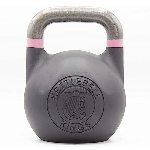 Kettlebell Kings Competition Kettlebells Weight (Fitness Edition) 20LB | Hand weights Workout Gym Equipment & Strength training sets for Women & Men | Weights set for Home Gym (20-75LB)